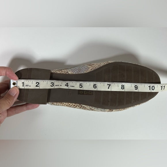 Madewell The Adelle Ballet Mule in Snake Embossed Leather - Picture 10 of 13